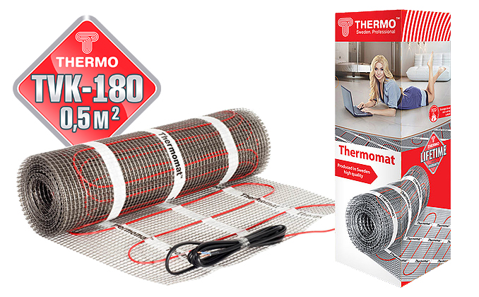 Теплый пол электрический под плитку thermo